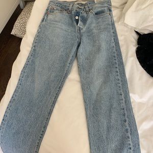 Levi Wedgie Straight Jeans